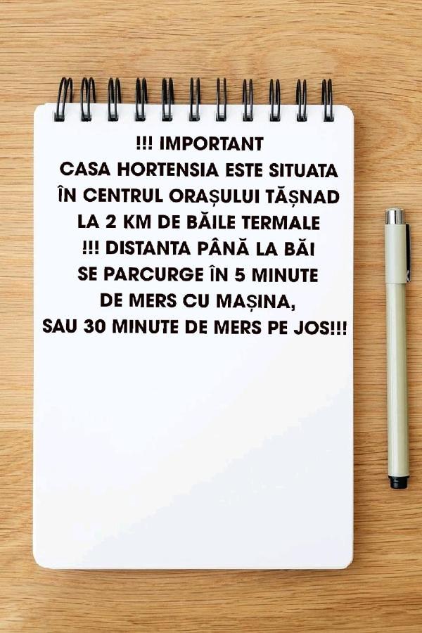 Casa Hortensia Tasnád Kültér fotó